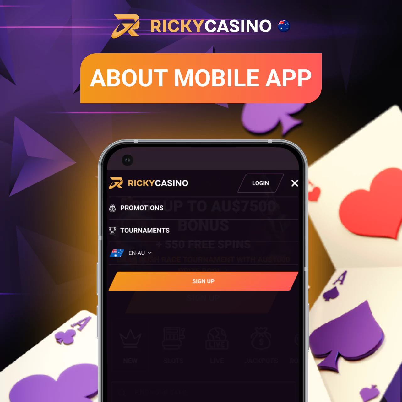 Basic information about the online casino mobile app